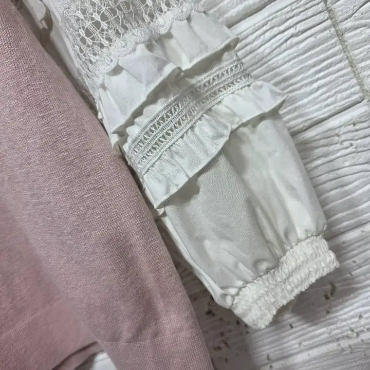 [BUNJANG] Son Jung Wan Frill Sleeve Knit Top (Size 77) / 2020년 손정완 프 릴 소매 니트77