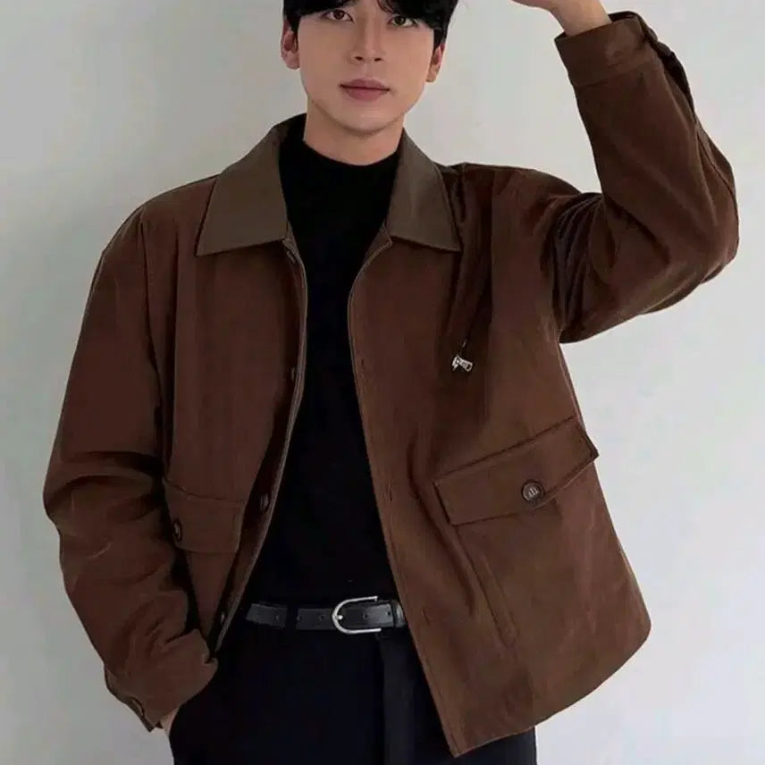 [SOLD OUT] 브라운 코듀로이 패브릭 자켓