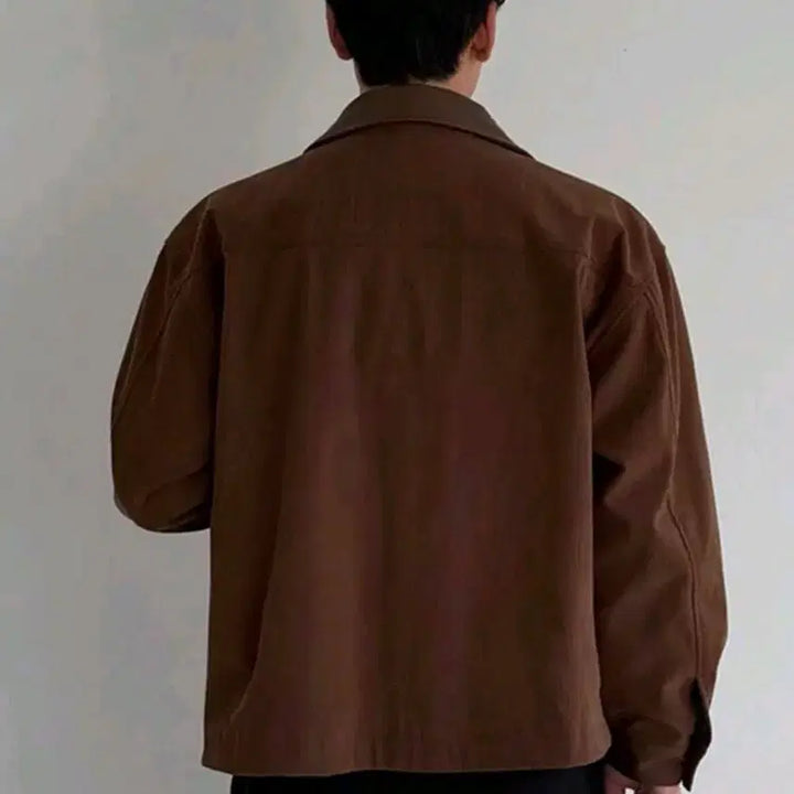 [SOLD OUT] 브라운 코듀로이 패브릭 자켓