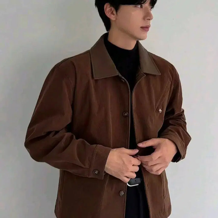 [SOLD OUT] 브라운 코듀로이 패브릭 자켓