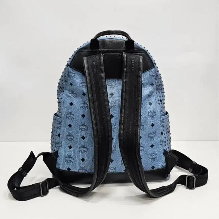 [BUNJANG] MCM Stark Special Medium Backpack / MCM 스타크 스페셜 미듐 백팩 / 블루