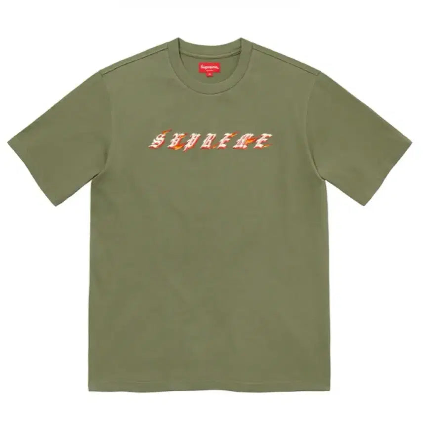 [BUNJANG] Supreme Flames S/S Top / (M)슈프림 22SS 플레임 S/S Top