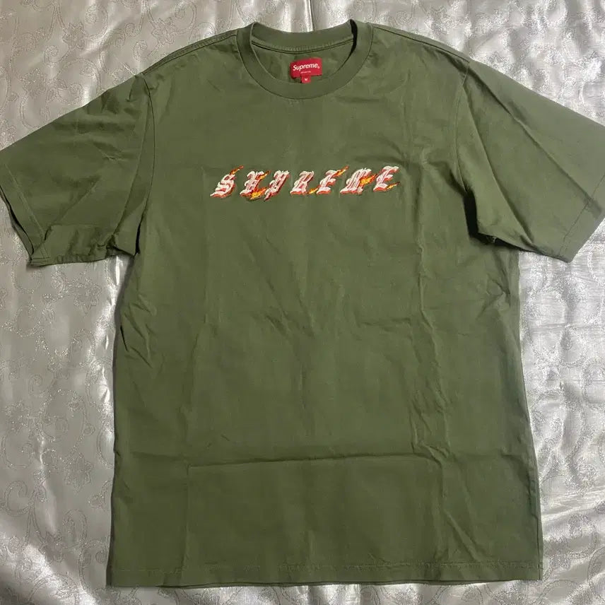 [BUNJANG] Supreme Flames S/S Top / (M)슈프림 22SS 플레임 S/S Top
