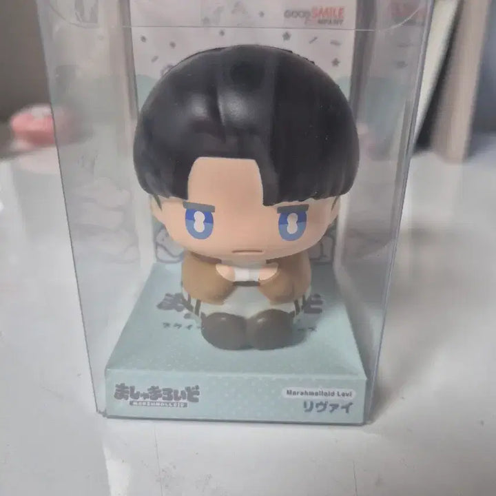 [BUNJANG] Attack on Titan Levi Marshmallow Squeeze Figure / 진격의 거인 리바이 마슈마로이드 스퀴즈 피규어