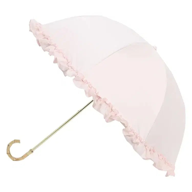 [SOLD OUT] 노에미 NOEMIE 프릴 장식 2단 접이식 양산
