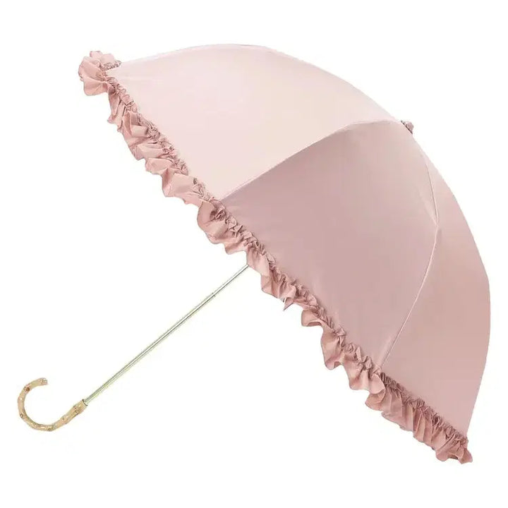 [SOLD OUT] 노에미 NOEMIE 프릴 장식 2단 접이식 양산