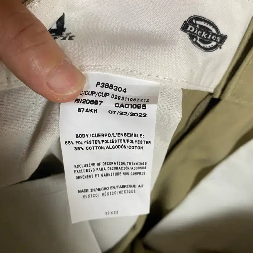 [BUNJANG] [DICKIES] 디키즈 874 카키 팬츠 30사이즈 / [DICKIES] 디키즈 874 카키 팬츠 30사이즈