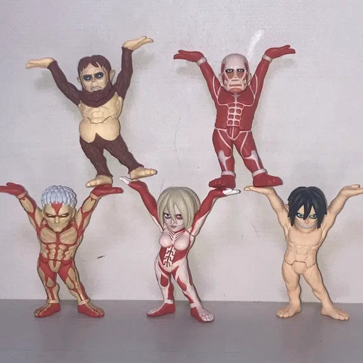 [BUNJANG] Attack on Titan Titan Transformation Pen Oki Gacha Set Figure / 전종정품)진격의 거인 거인화 펜오키 가챠 세트 고전피규어 에렌애니라이너