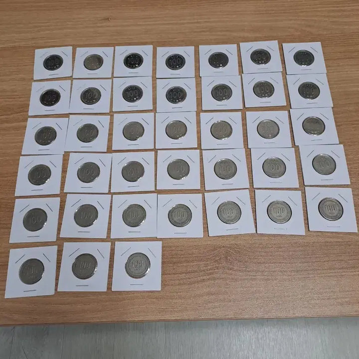 [BUNJANG] 100 KRW Coin Collection (1971-2015) / 100원동전 1971년~2015년(설명글 필독)