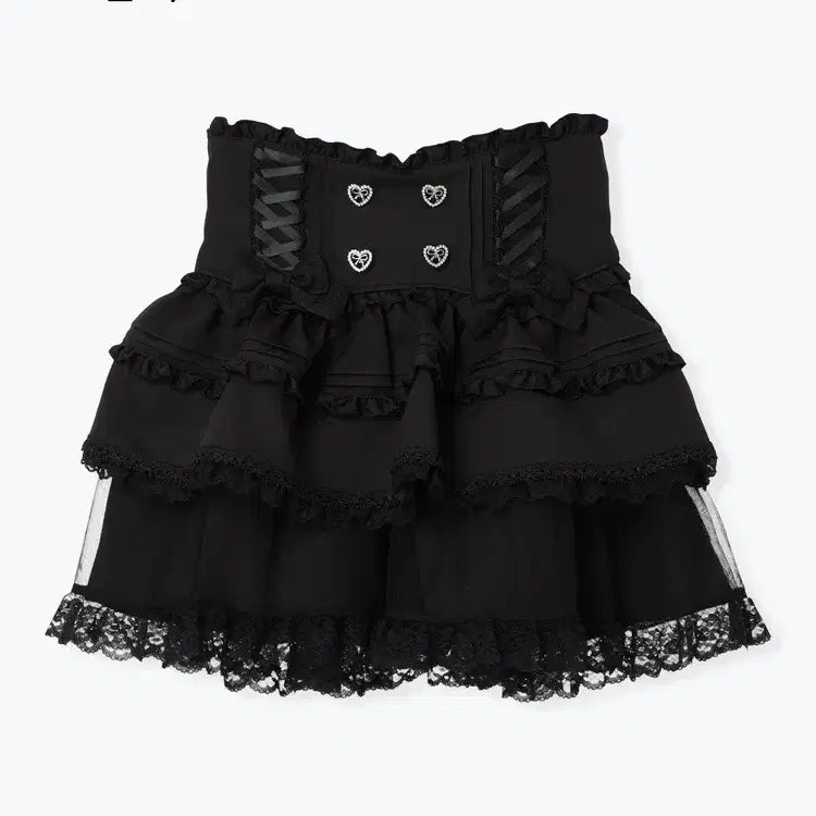 [BUNJANG] NOEMIE Double Ribbon Spindle Tulle Tiered Skirt Pants / 노에미 NOEMIE 더블 리본 스핀들 튤 티어드 스커트 팬츠