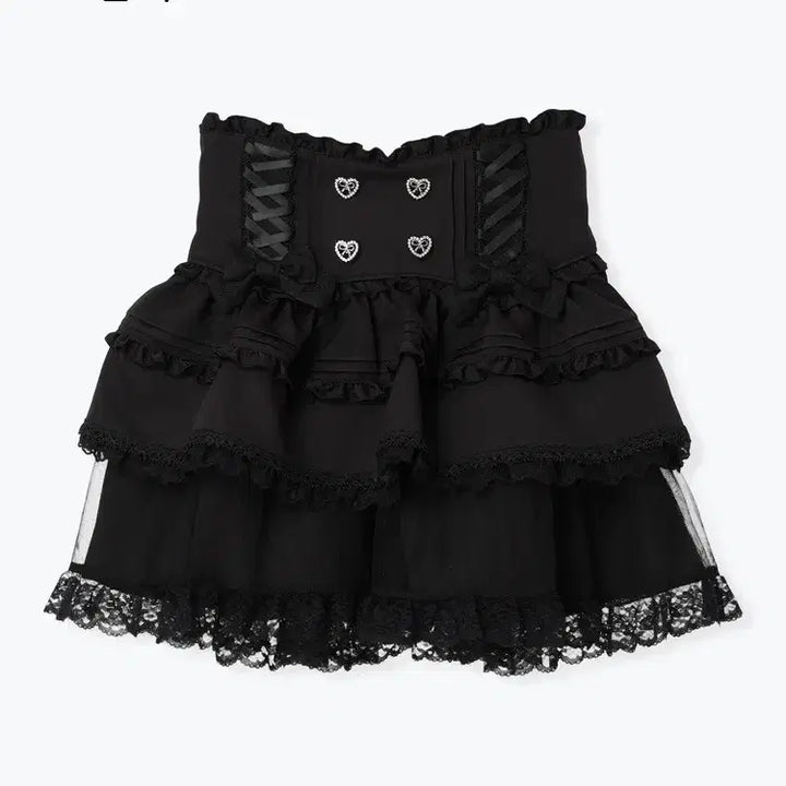 [BUNJANG] NOEMIE Double Ribbon Spindle Tulle Tiered Skirt Pants / 노에미 NOEMIE 더블 리본 스핀들 튤 티어드 스커트 팬츠