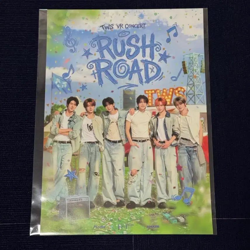 [BUNJANG] TWS Rush Hour VR 3rd Week Group Poster / TWS 투어스 러쉬로드 vr 3주차 단체포스터