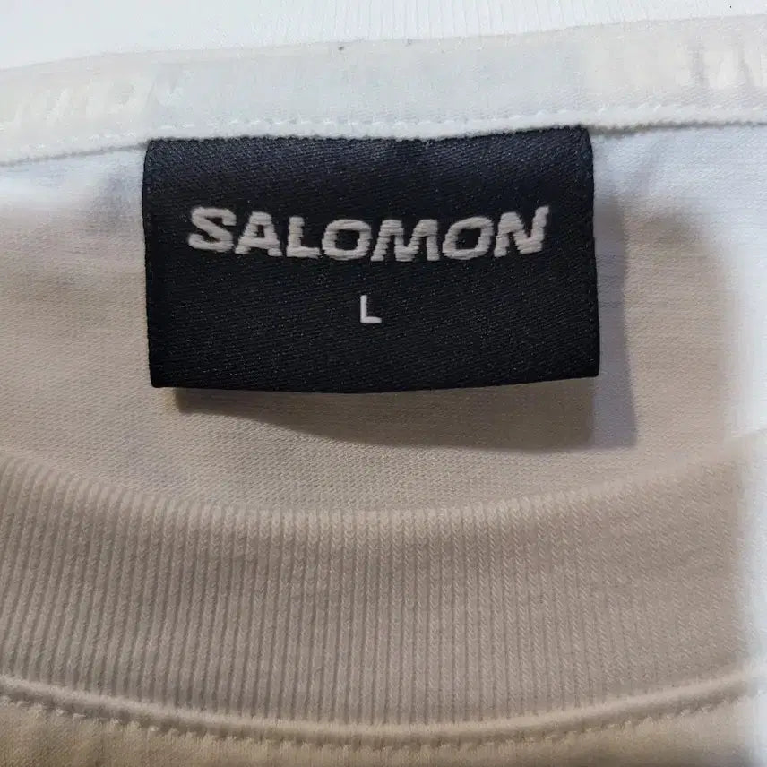 [SOLD OUT] 살로몬 화이트 반팔 티셔츠