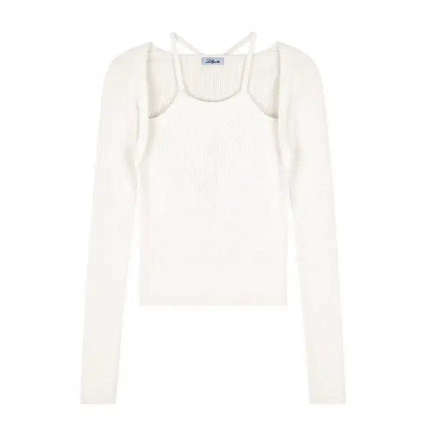 [BUNJANG] Lilykots Liang Halter Knit Top / 릴리코츠 리앙 홀터 니트