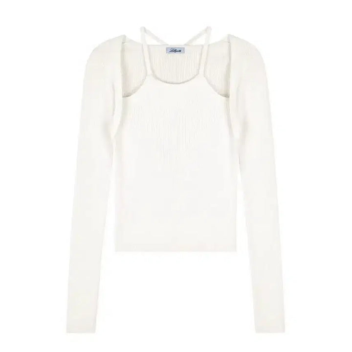 [BUNJANG] Lilykots Liang Halter Knit Top / 릴리코츠 리앙 홀터 니트