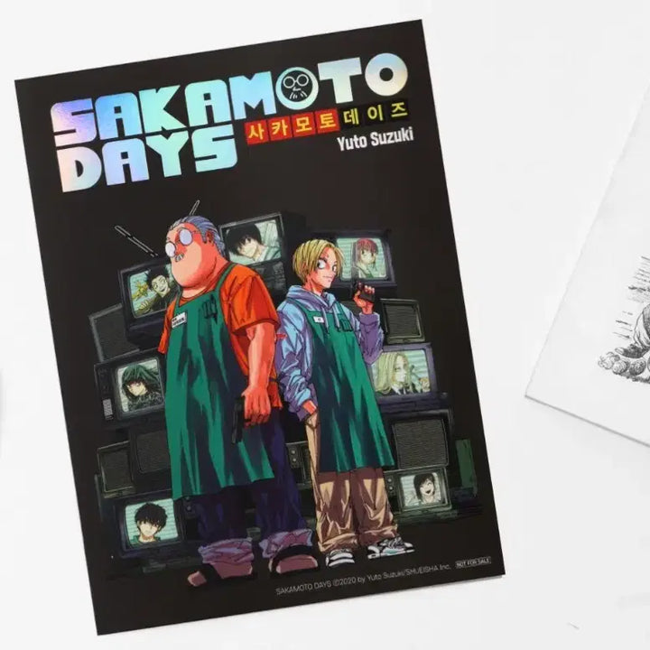 [BUNJANG] Sakamoto Days YES24 POB Hologram Mini Poster / 사카모토데이즈 / 예사 특전 홀로그램 미니 포스터