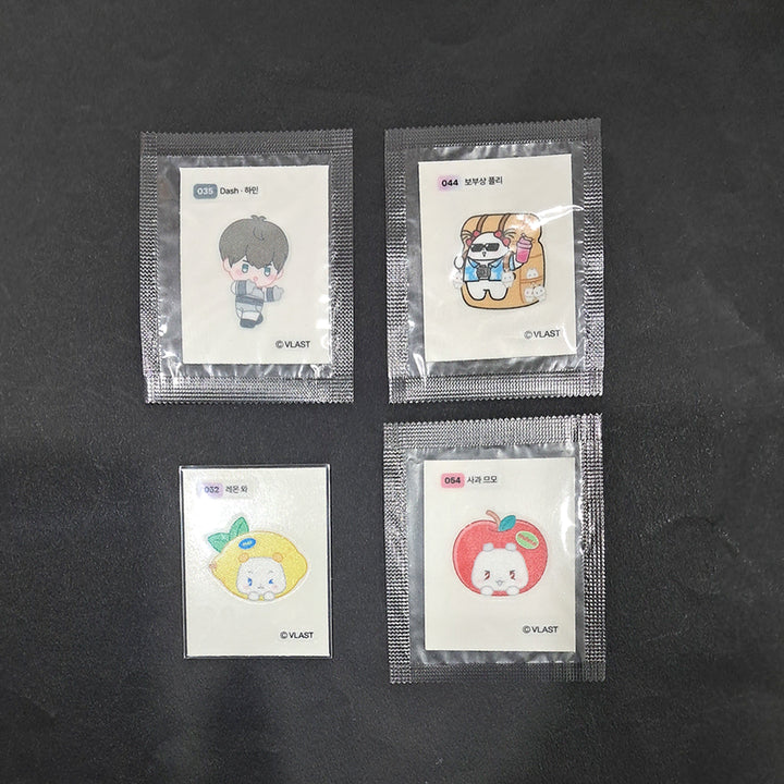 [BUNJANG] Pleiades GS25 Ttibu Seal Bundle Set / (4장 일괄) 플레이브 GS25 띠부씰