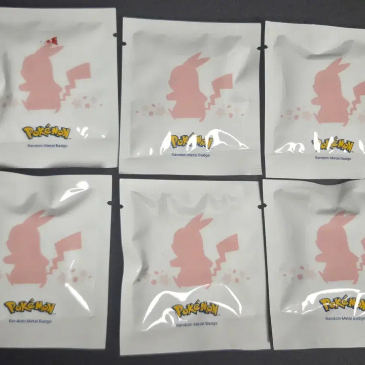[BUNJANG] Isaac Toast Pokemon Metal Badge (Spring Series) - 6 Items / 이삭토스트 포켓몬 메탈 뱃지 (봄 시리즈) 6개