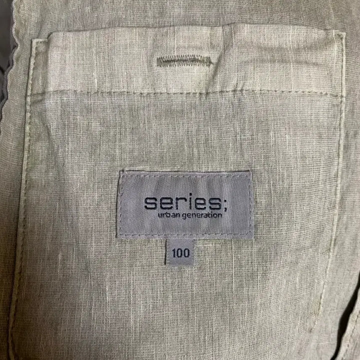 [BUNJANG] Series Linen Blend Single Jacket / [SERIES] 시리즈 린넨블렌드 싱글 자켓 100사이즈