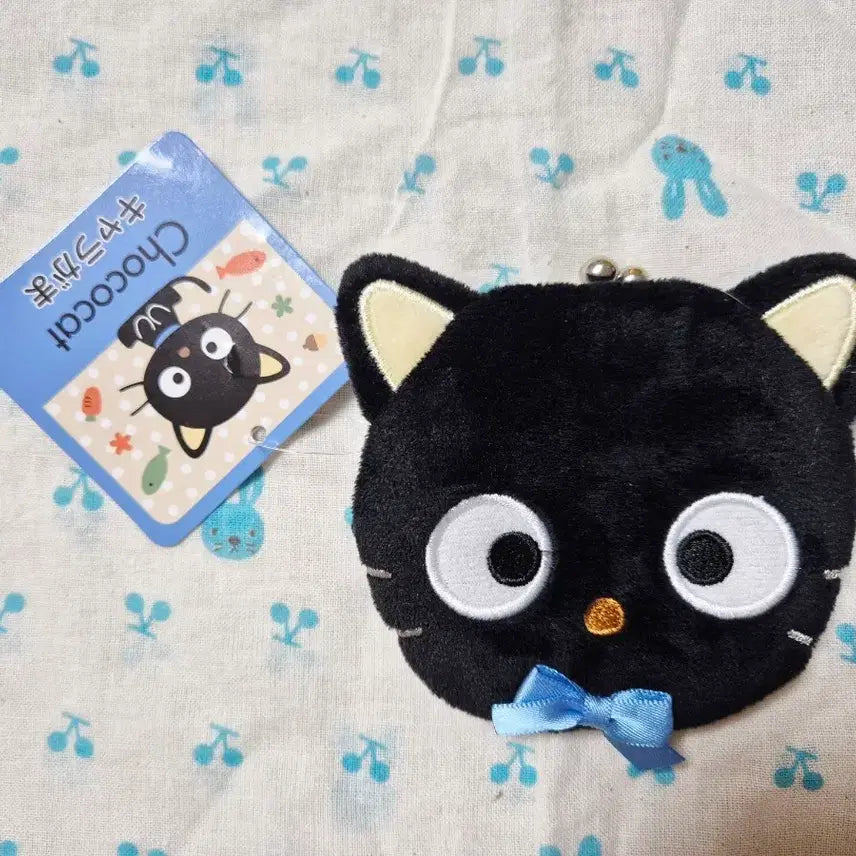 [BUNJANG] Choco Cat Coin Purse Plush Keychain / 쵸코캣 고양이 동전지갑 인형 키링