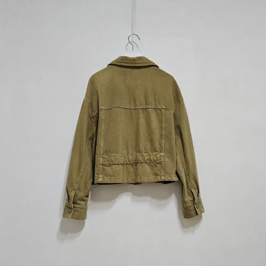 [BUNJANG] Zara Olive Denim Jacket / ZARA 올리브 데님자켓