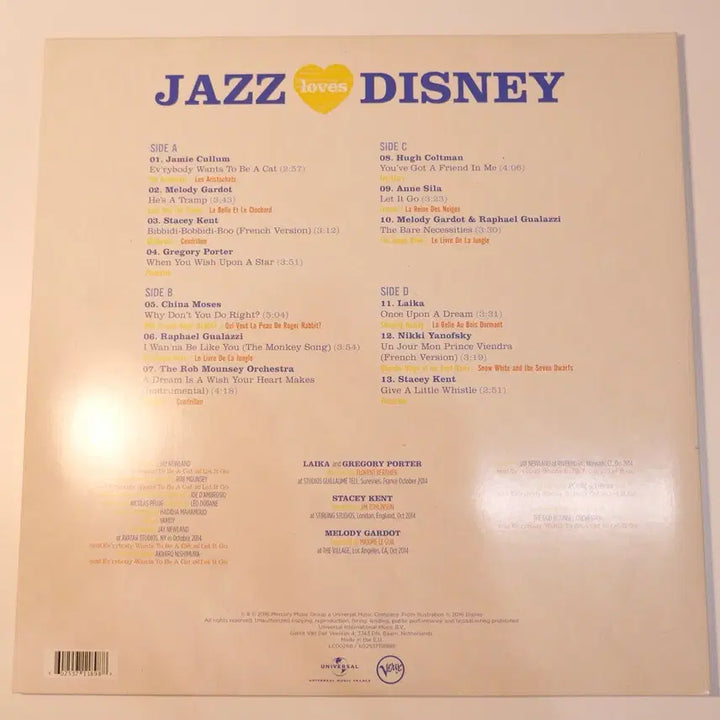 [BUNJANG] [LP] Jazz Loves Disney Vol. 1 &amp; 2 일괄 / [LP] Jazz Loves Disney Vol. 1 &amp; 2 일괄