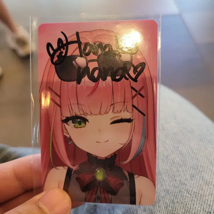[BUNJANG] Hanako Nana Signed Photocard / 하나코 나나 직필싸인