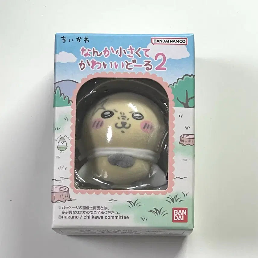 [BUNJANG] Chiikawa Raccoon Flocked Plush Figure - Bandai / 미개봉) 치이카와 먼작귀 랏코 플로키 인형 피규어 반다이