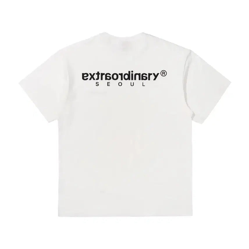 [BUNJANG] Extraordinary Basic Small Logo T-shirt / [M] 엑스트라오디너리 베이직 스몰 로고 반팔 티셔츠