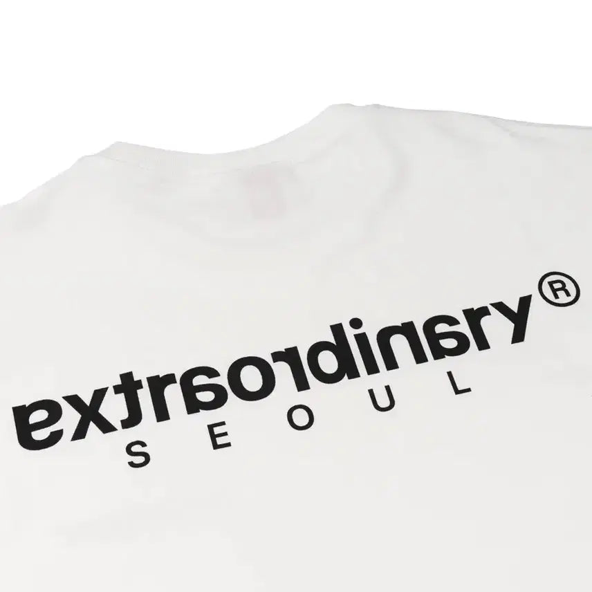 [BUNJANG] Extraordinary Basic Small Logo T-shirt / [M] 엑스트라오디너리 베이직 스몰 로고 반팔 티셔츠