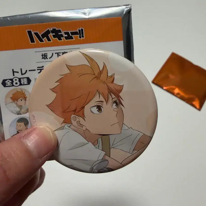[BUNJANG] Haikyu Hinata Sealed Can Badge / 하리큐 히니타 캔뱃지