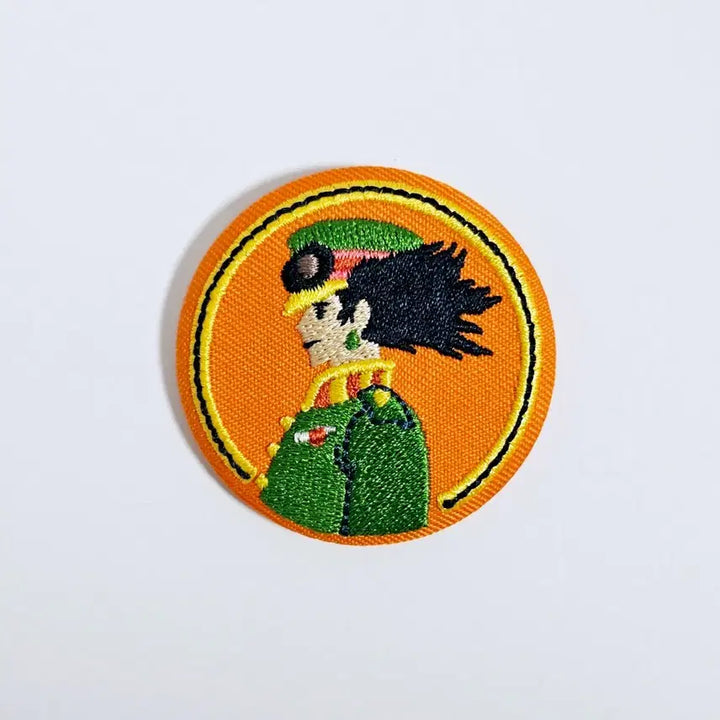 [SOLD OUT] 지브리 하울의 움직이는 성 자수 뱃지
