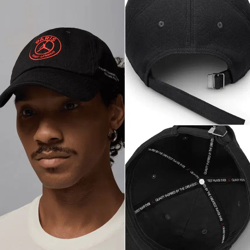 [BUNJANG] Nike PSG Jordan Club Cap (L-XL) - Black / (새제품) 나이키 PSG 조던 클럽 캡 L~XL 파리 생제르맹 모자 볼캡