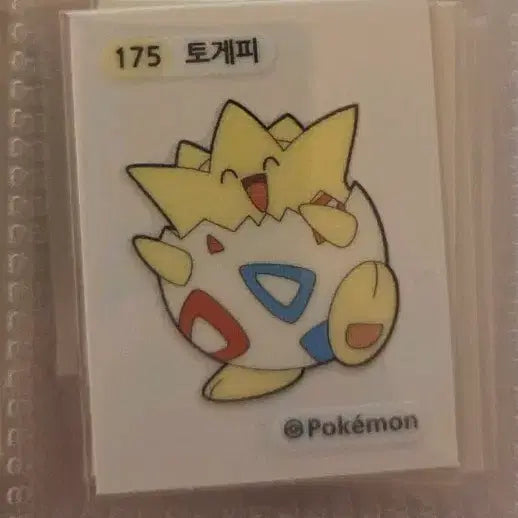 [BUNJANG] Pokemon Togepi Tteokbokki Sticker / 포켓몬 띠부씰 토게피