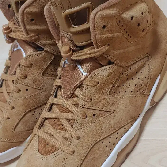 [BUNJANG] Jordan 6 Retro Wheat (Brown) Sneakers / [된장조던] 조던 6 레트로 위트 285