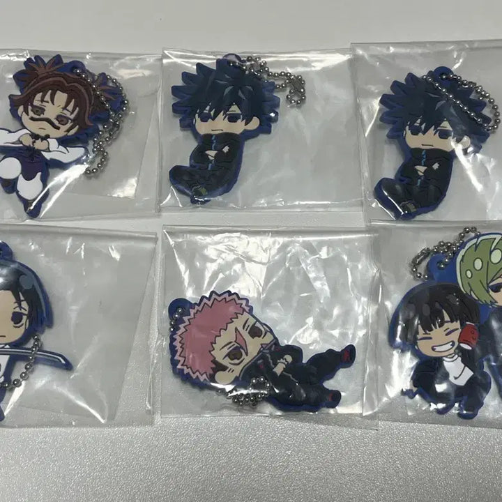 [BUNJANG] Jujutsu Kaisen Shibuya Incident Rubber Strap Bundle Set / 주술회전 사멸회유 러버스트랩 우타 유지 쵸소우 메구미