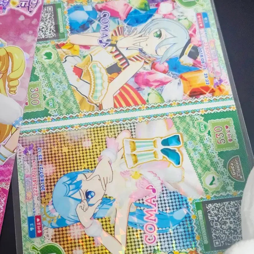 [BUNJANG] Pripara Irochi Coord 2 Types: Blue Gingham Promo + Green Gingham Machine-Issued Ticket / 프리파라 이로치 코디 2종 블루 깅엄 프로모 + 그린 깅엄 기기배출 티켓