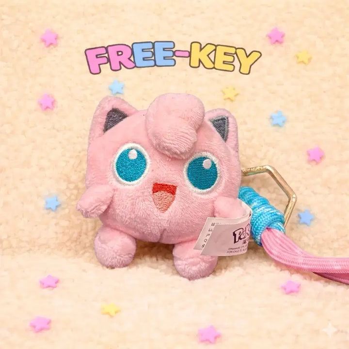 [BUNJANG] Pokemon Purin Plush Keyring / [새상품] 포켓몬스터 푸린 인형 키링 스트랩