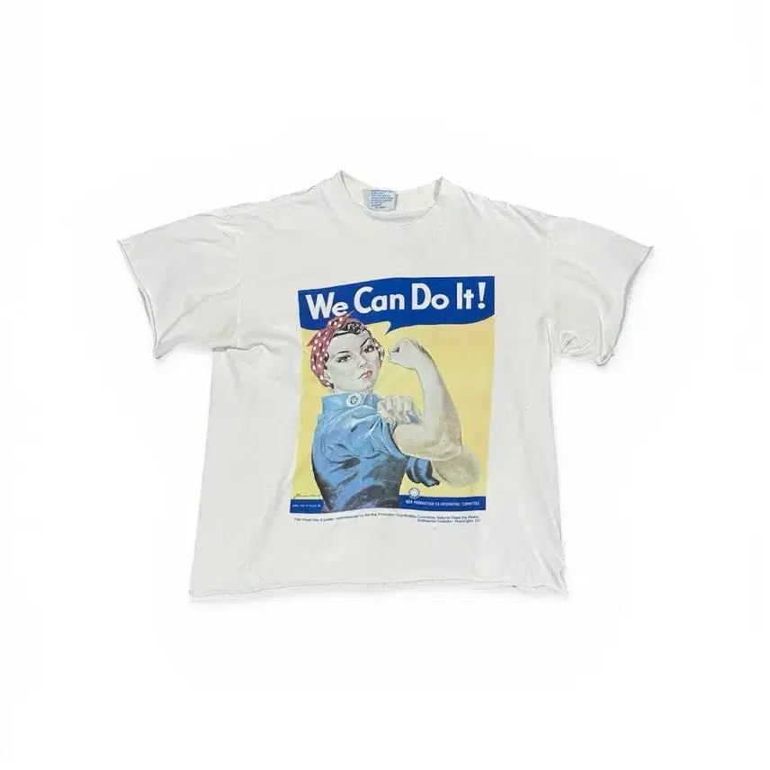 [BUNJANG] Vintage WWII Poster T-shirt / 90s 빈티지 티셔츠
