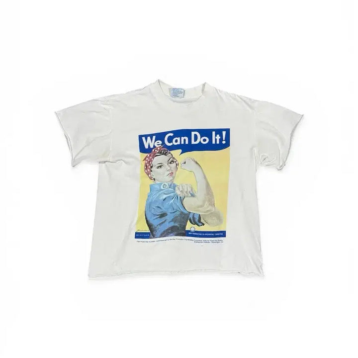 [BUNJANG] Vintage WWII Poster T-shirt / 90s 빈티지 티셔츠
