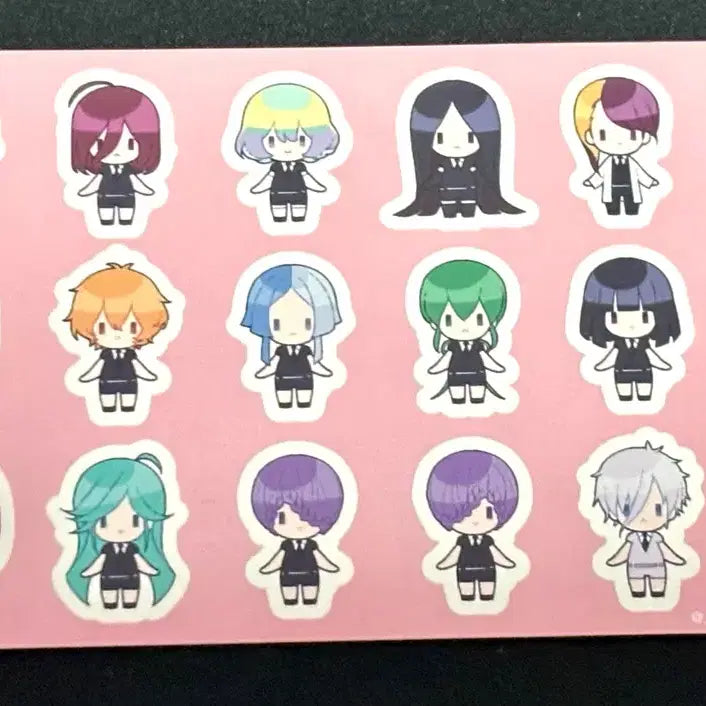 [BUNJANG] Land of the Lustrous Postcard Set + Sticker Bundle / 보석의 나라 엽서 3종+스티커 1매(+1매덤/칼선X) 일괄