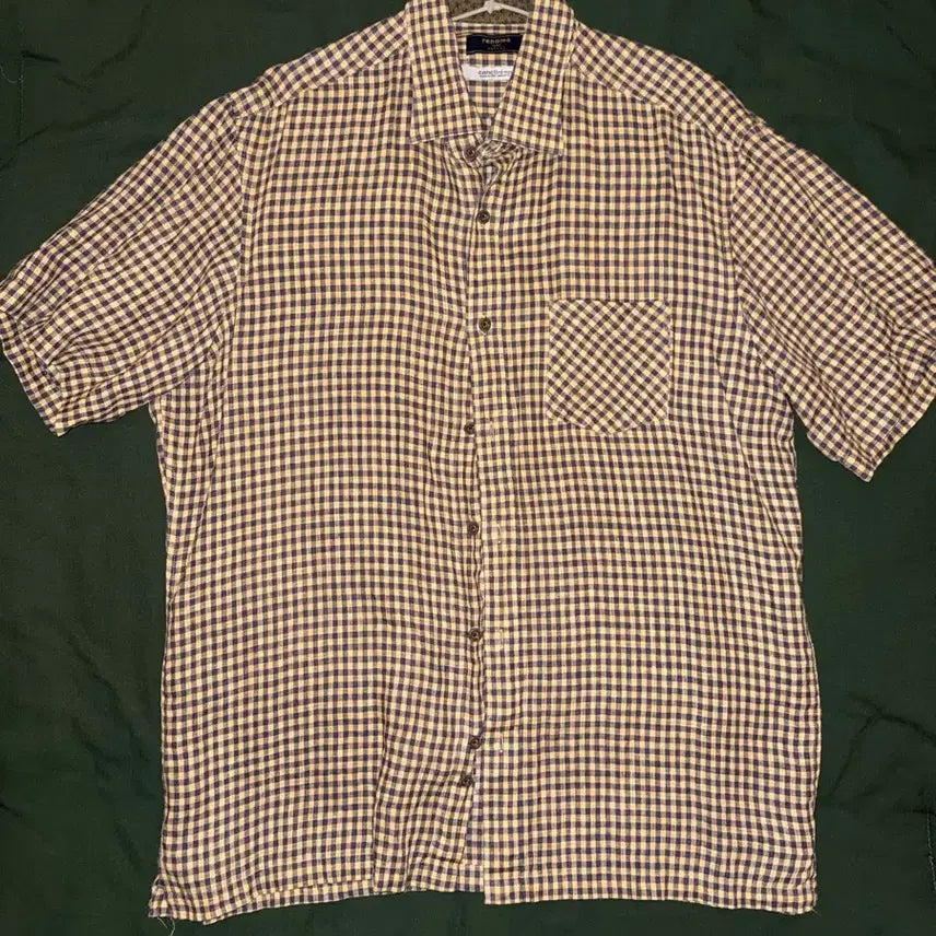 [BUNJANG] Renoma Vintage Short-Sleeve Shirt / Renoma 빈티지 반팔 셔츠