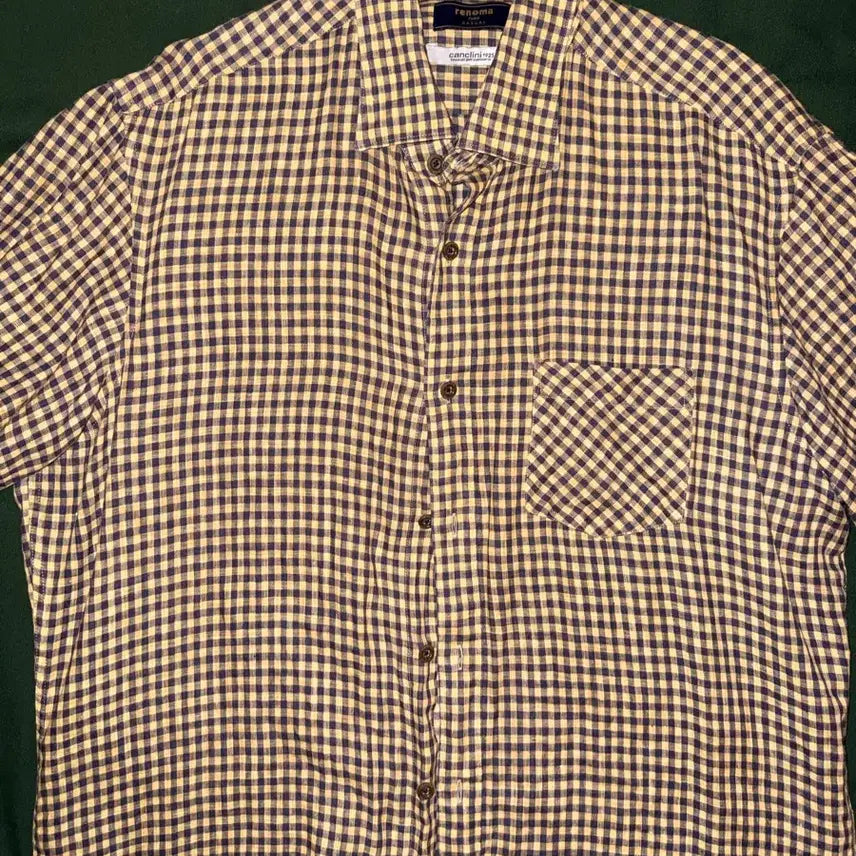 [BUNJANG] Renoma Vintage Short-Sleeve Shirt / Renoma 빈티지 반팔 셔츠