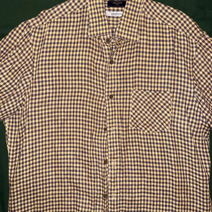 [BUNJANG] Renoma Vintage Short-Sleeve Shirt / Renoma 빈티지 반팔 셔츠