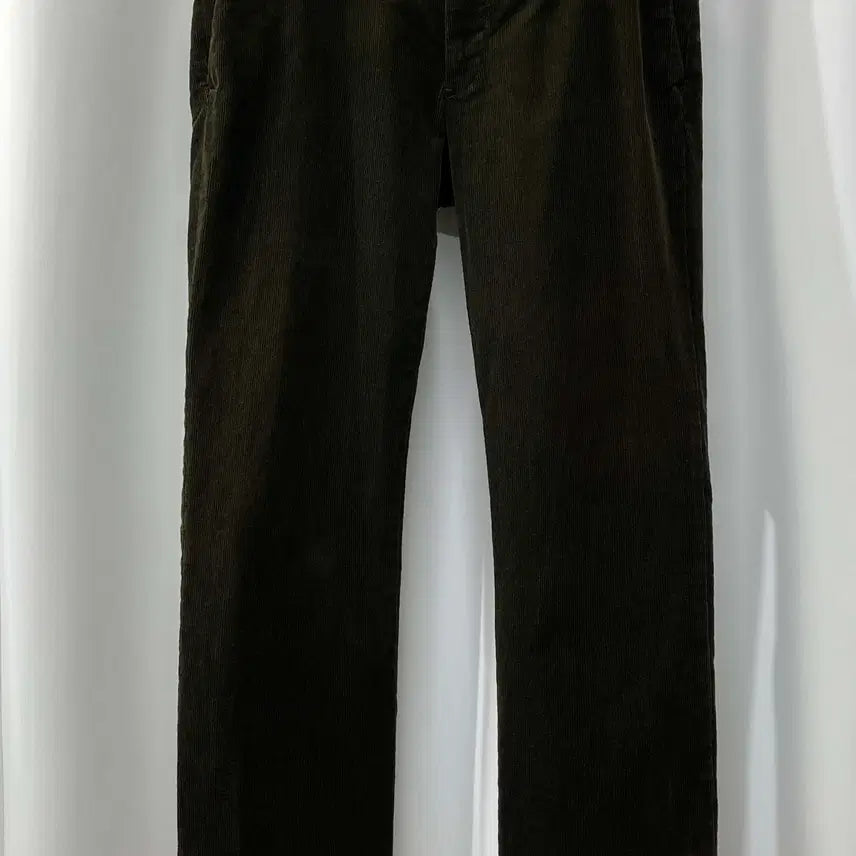 [BUNJANG] Polo Ralph Lauren Corduroy Olive Trousers / 폴로 랄프로렌 코듀로이 올리브 트라우저 팬츠