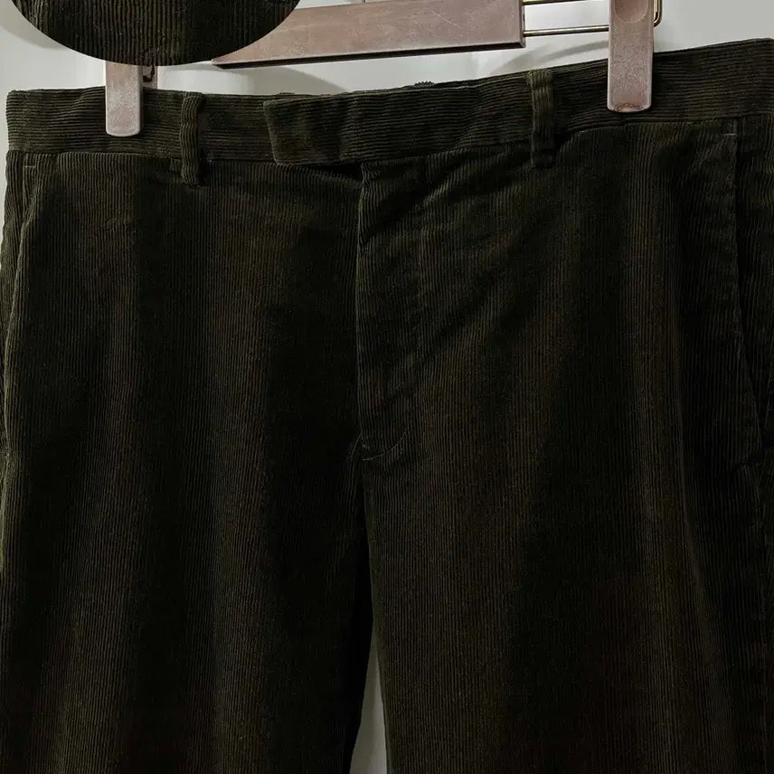 [BUNJANG] Polo Ralph Lauren Corduroy Olive Trousers / 폴로 랄프로렌 코듀로이 올리브 트라우저 팬츠