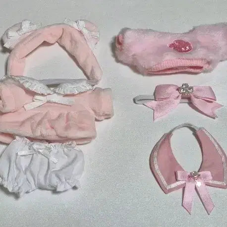 [BUNJANG] Ninimal, Sho Bear SP, Softioal Plushie Clothes Bundle Set / 니니멀, 슈베어sp, 소프티오알 솜깅 옷, 솜옷떨이 일괄 양도합니다