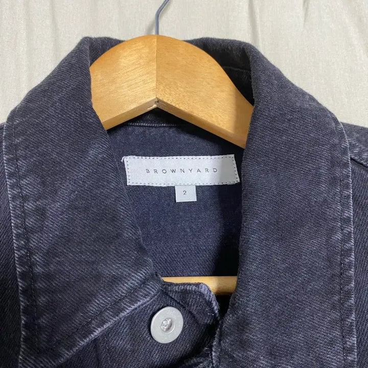 [BUNJANG] Brown Yak Black Denim Jacket Size 2 / 브라운야드 블랙 데님 자켓 2사이즈