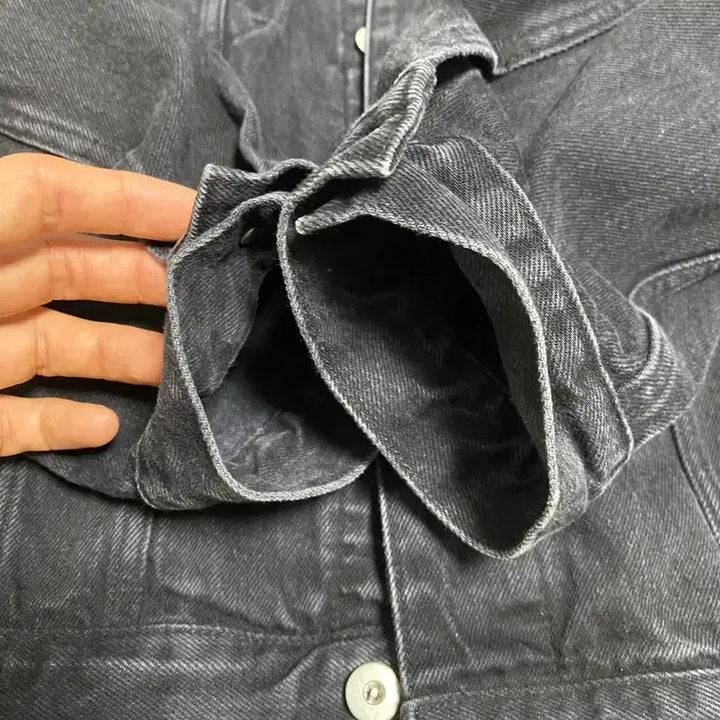[BUNJANG] Brown Yak Black Denim Jacket Size 2 / 브라운야드 블랙 데님 자켓 2사이즈