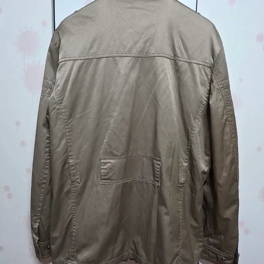 [BUNJANG] Basic Military Field Jacket (Khaki) - Size M / 베이직 패션 밀리터리 야상 M사이즈